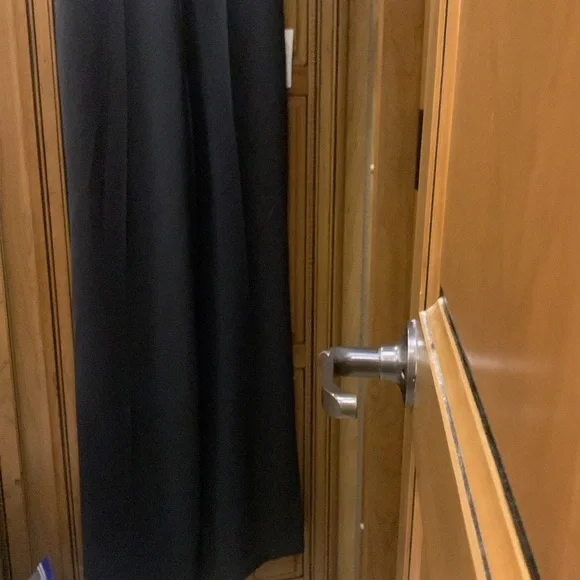 NWT JAYGODFREY GOLDWYN RUFFLE-SLEEVE V-NECK JUMPSUIT IN BLACK SIZE 6 - Picture 3 of 7